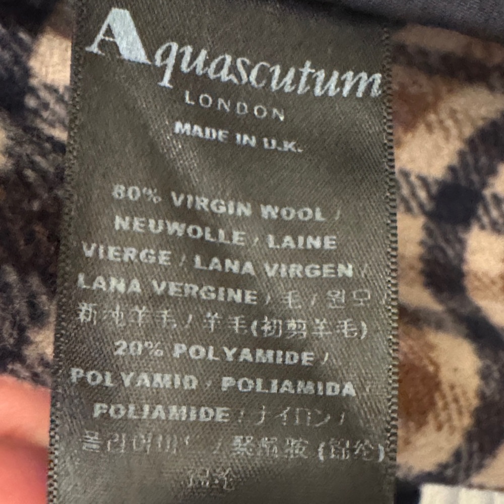 Aquascutum London Plaid Coat - Picture 7 of 7